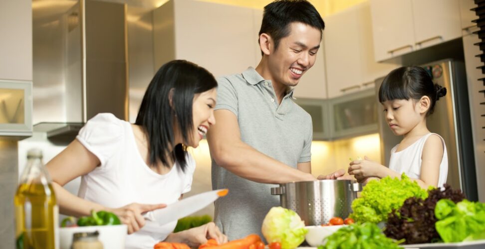 family-enjoying-kitchen